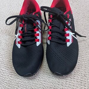 Nike Black and Red Athletic Shoes